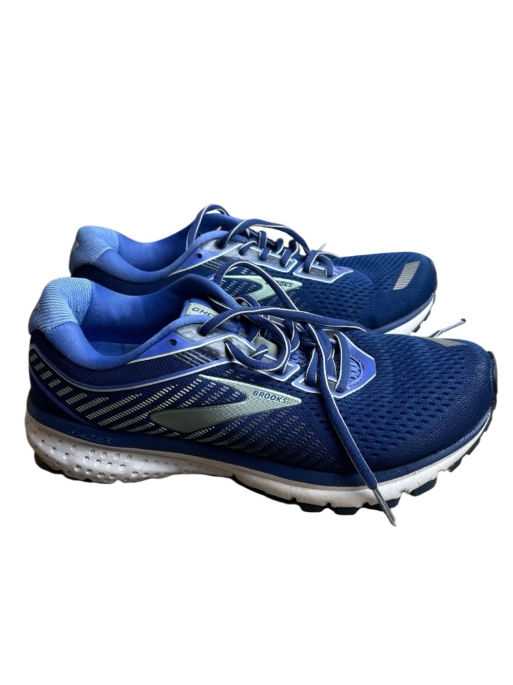 Brooks Ghost 12 Blue Running Shoes Size 10.5